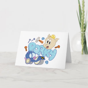 Carte BUGS BUNNY BUILDERS™  Porky Sketch Art