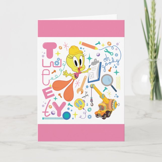 CARTE BUGS BUNNY BUILDERS™| TWEETY™ (Devant)