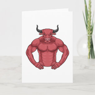 Carte Bull comme Bodybuilder extrême
