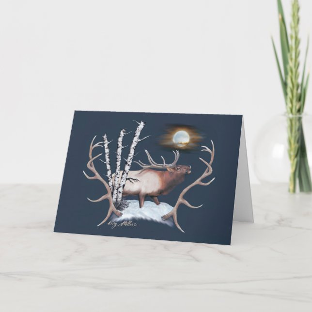 Carte Bull Elk (Devant)