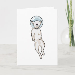 Carte Bull Terrier Space