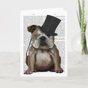 Carte Bulldog anglais, Hound officiel et Casquette