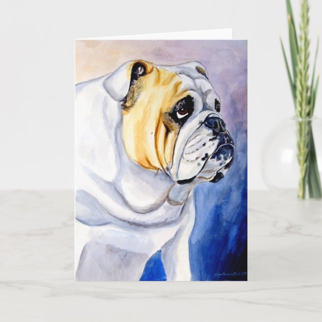 Carte Bulldog Greeting (Devant)