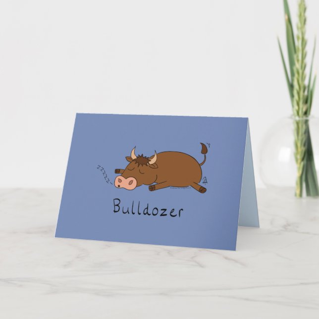 Carte Bulldozer (Devant)