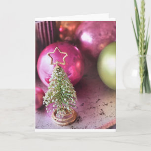 CARTE **BULLES DE NOËL ET ARBRE**