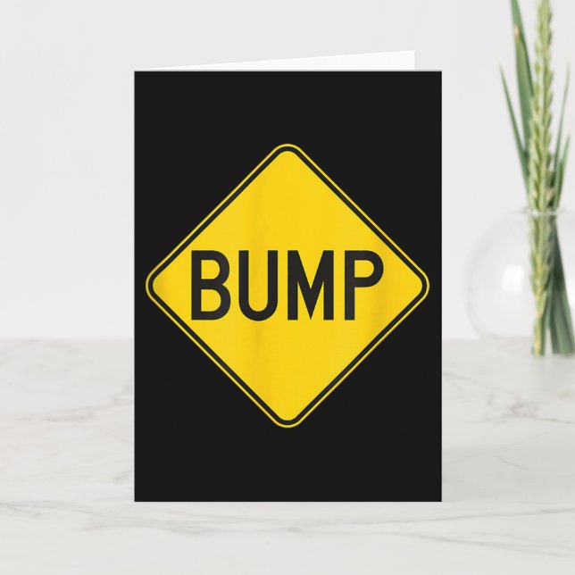 Carte Bump Ahead Mother To Be Cute New Moms Women  (Devant)