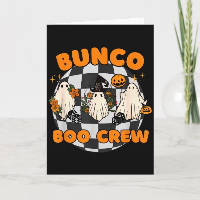 Carte Bunco Boo Crew Bunco Halloween Dice  (Devant)