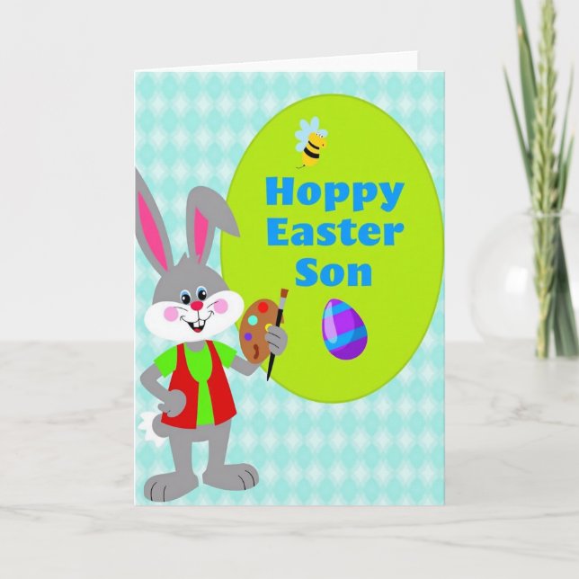 Carte Bunny Artist Happy Season Card (Devant)