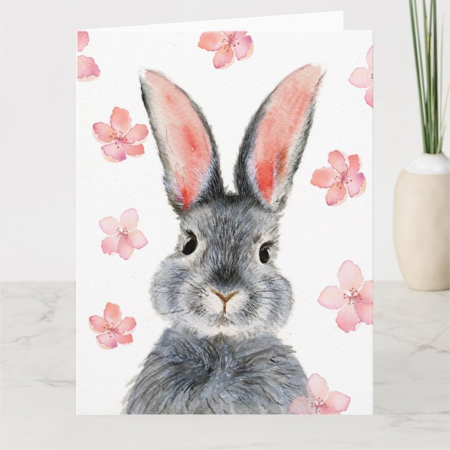 Carte Bunny Blossom (Devant)