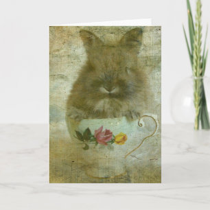 Carte Bunny dans Teacup