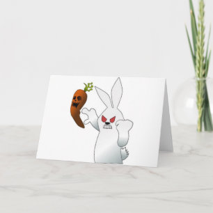 Carte Bunny en colère