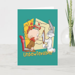 Carte BUNNY™ et Elmer Fudd "Unbewievable" Barber BUGS
