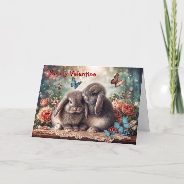 Carte Bunny Love (Devant)
