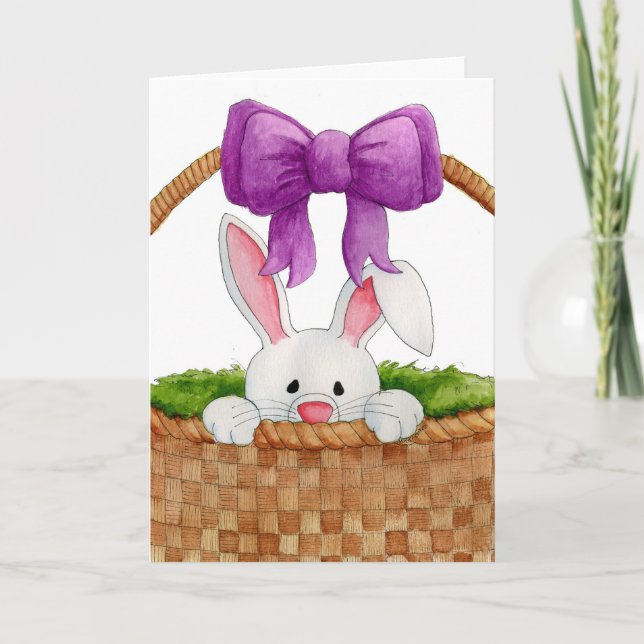 Carte Bunny Peek-a-Boo (Devant)