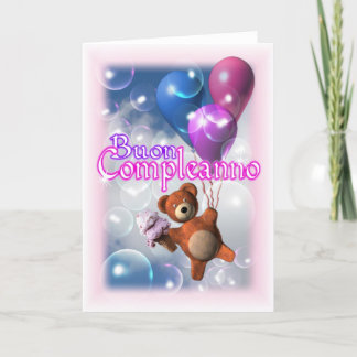 Carte Buon Compleanno Italian Birthday card card