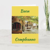 "BUON COMPLEANNO" *****ITALIEN**** ANNIVERSAIRE