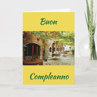 CARTE "BUON COMPLEANNO" *****ITALIEN**** ANNIVERSAIRE