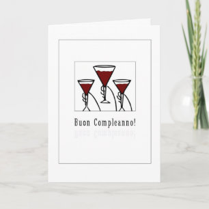 Carte Buon Compleanno - joyeux anniversaire en italien