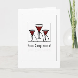Carte Buon Compleanno - joyeux anniversaire en italien