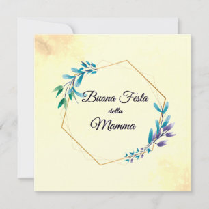 Carte Buona Festa della Mamma Joyeux anniversaire