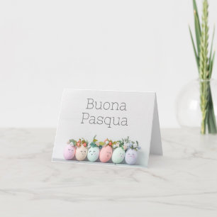 Carte Buona Pasqua, Pâques heureuse en Italie
