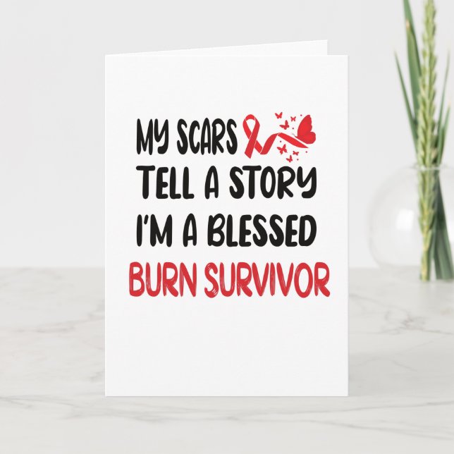 Carte Burn Survivor Don | Accident de brûlure de victime (Devant)
