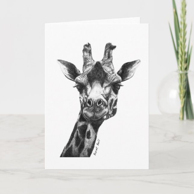 Carte Burney la Giraffe (Devant)