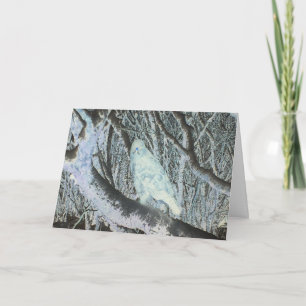 Carte Buse ombreuse perchée dans une oeuvre d'art forest