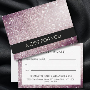 Carte BUSINESS CERTIFICACE cadeau pour vous