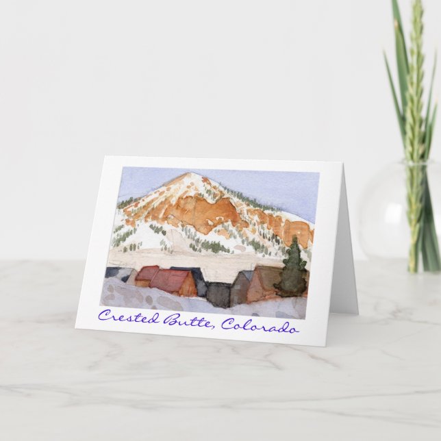 Carte Butte au pilon, Colorado (Devant)