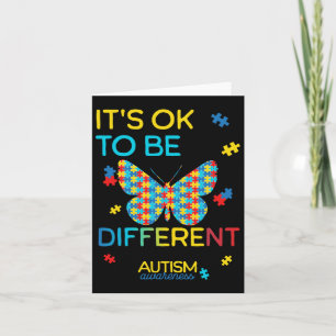 Carte Butterfly Puzzle Il Est Ok D'Être Un Autisme Diffé