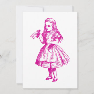 Carte Buvez-Moi Enked Rose