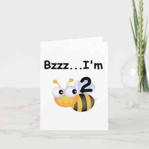Carte Buzz Bumblebee 2e Anniversaire T-shirts et cadeaux