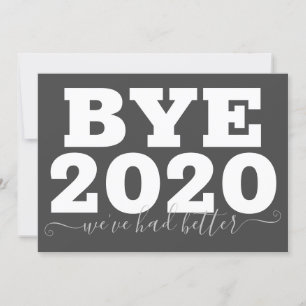 Carte Bye 2020 Nous avons mieux fait