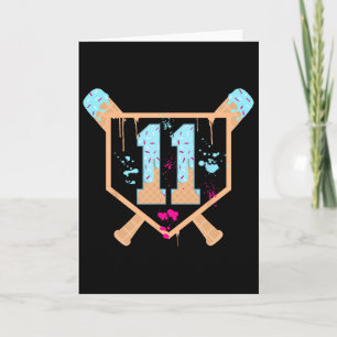 Carte Bysebyll 11 ans Crème Glacée Drip 11e Anniversaire