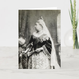 Carte C. 1880 Reine Victoria d'Angleterre