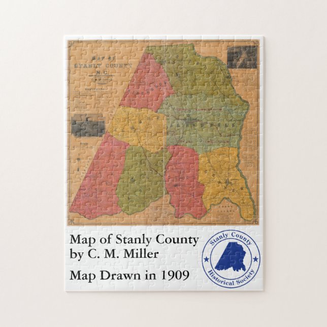 Carte C. M. Miller - Puzzle (Vertical)