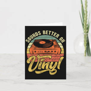 Carte Ça Sonne Mieux Sur Vinyle - Disques Music Lover Di