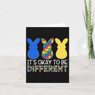 Carte Ça va d'être différent Sensibilisation sur l'autis