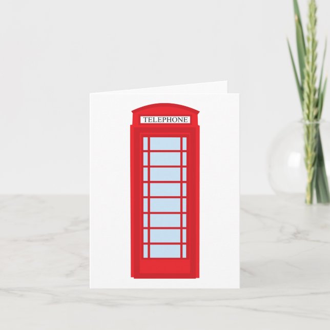 Carte Cabine de téléphone de Londres (Devant)