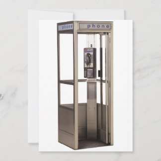 Carte Cabine téléphonique