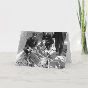 Carte Cachette de destruction d'arme à feu de police,