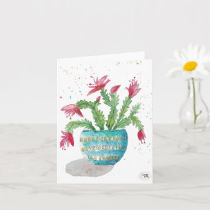 Carte Cactus de Noël