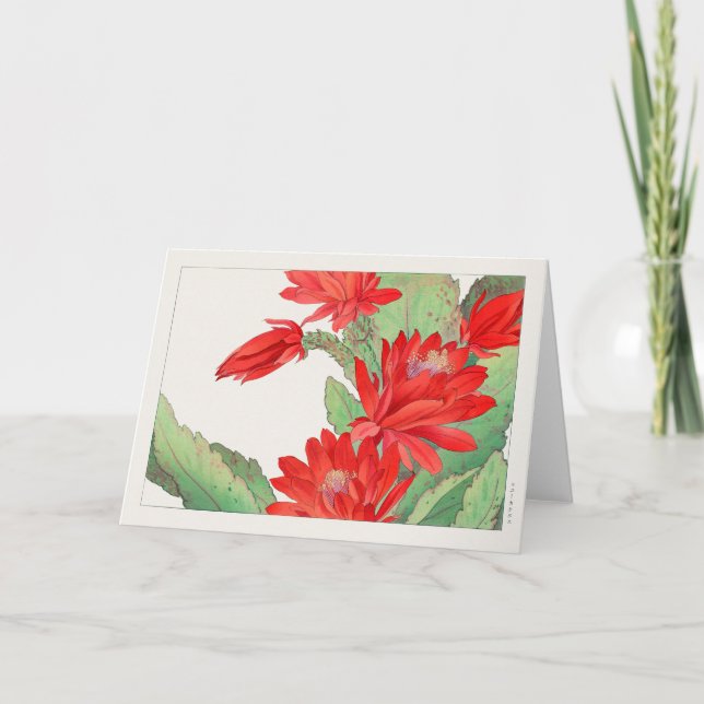 Carte Cactus de Pâques par Tanigami Konan (Devant)