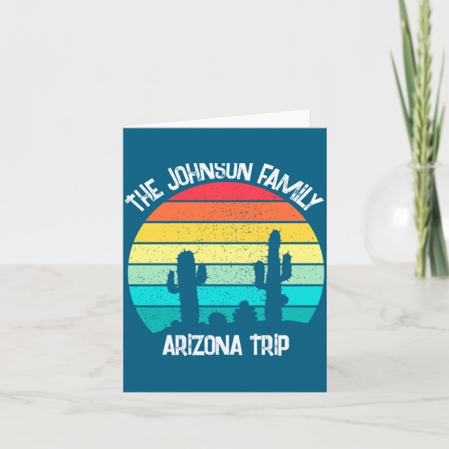 Carte Cactus Sunset Arizona Desert Trip Womens  (Devant)