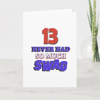 Carte Cadeau Anniversaire 13 ans