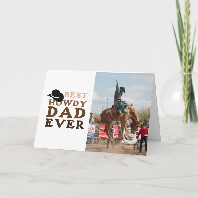 Carte cadeau Best Dad Ever Fête des pères pour How (Devant)