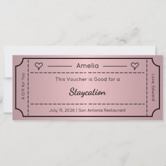 Carte-cadeau, carte de billet cadeau personnalisée