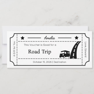 Carte-cadeau, carte de billet de cadeau personnali