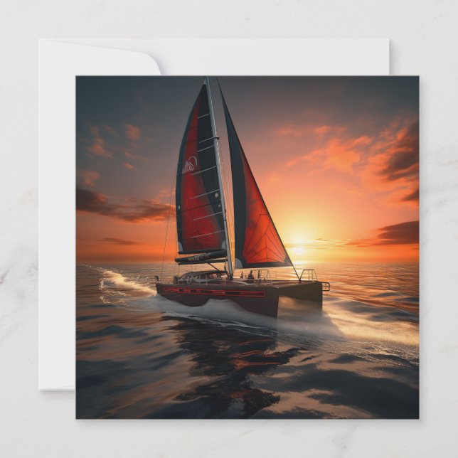 Carte cadeau Catamaran Boat (Devant)